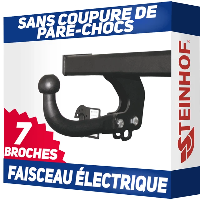Attelage Rigide Fixe + Faisceau 7 Broches Pour Citroën Saxo 1996-2003 - Auto-Hak, Universel
