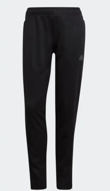 Adidas Women's Soccer Tiro Track Pants S Black GN5492 Football Logo Ankle Zips