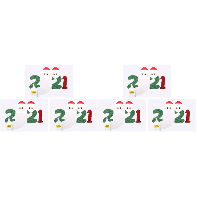 2x Weihnachten Diy Fenster Aufkleber Tür Aufkleber Urlaub Wand Papier