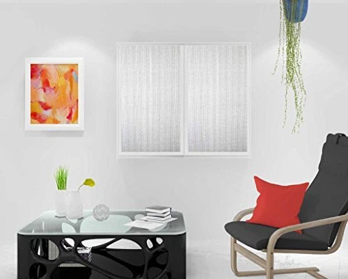Soleil d'ocre Maelis Paire de Brise Bise Polyester Blanc 45x90 cm