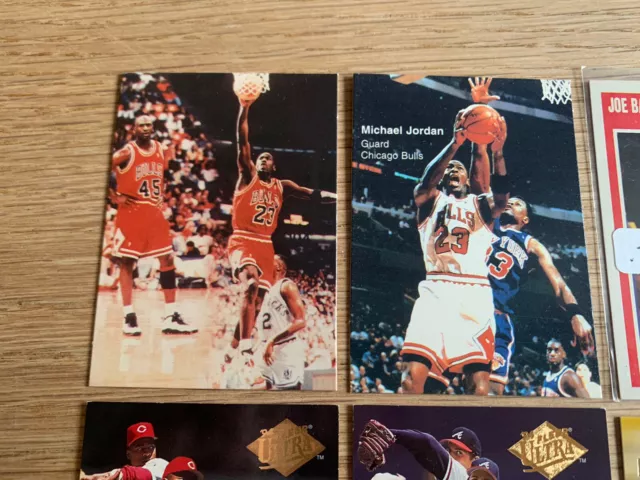 Lovely Job Lot Of USA MLB / NBA Basketball Trading Cards Inc Michael Jordan 2