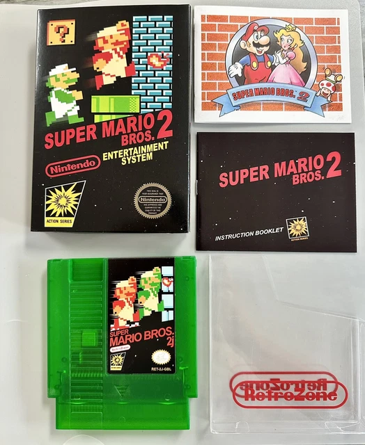 SUPER MARIO BROS. 2j The Lost Levels Nintendo NES CIB NM Retrozone ...