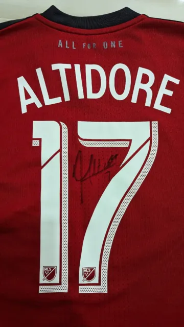 SIGNED Jersey - Toronto FC 2017 MLS Cup Champions Jozy Altidore with GOLD STAR
