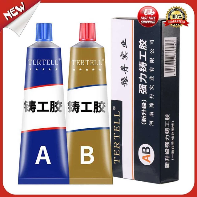es 2pcs AB Glue Metal Glue Casting Metal Repair Defect Welding Cast Agent (50g)