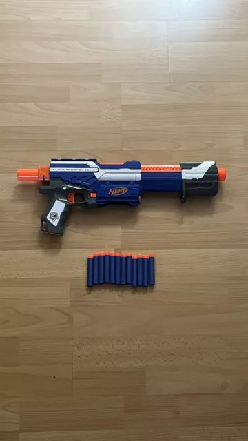 NERF N-Strike Elite Alpha Trooper CS-12 mit 12 Darts ohne Magazin