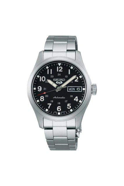 Seiko 5 Sports Mens Automatic Midfield Watch 36mm Water Resistant SRPJ81K1