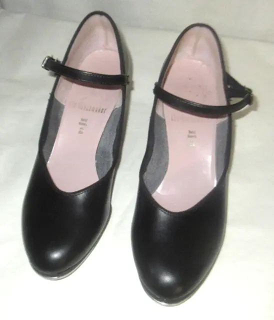 Capezio Tele Tone Women's Shoes Black 7.5 N  Round Toe Ballet Tap Dancing