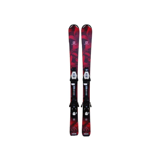 Gebrauchte Ski Salomon junior QST LUX JR + Bindungen - Qualität B 140 cm