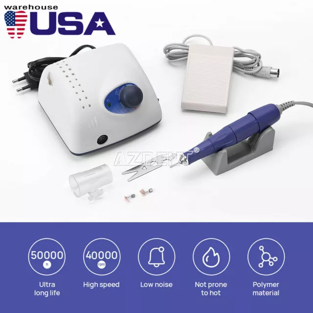 US Dental Lab Micromotor Strong Electric Micro Motor+High Speed Handpiece 40Krpm