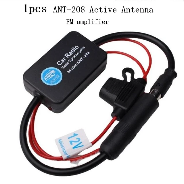 12V ANT 208 Auto FM&AM Antenna Radio Amplificatore di Segnale per Migliorata Ricezione