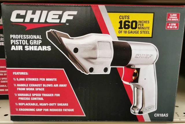 Professional Pistol Grip Air Shears Variable Speed Trigger Sheet Metal Cutter