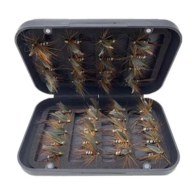 24Pcs/Box Fly Fishing Lure Nymph Dry Flies Bionic Bait Fly Trout Fishing Lures 3