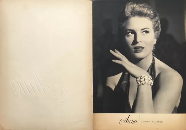 LUX FILM, Anna. 1951. Pubblicazione del film di Alberto Lattuada 2