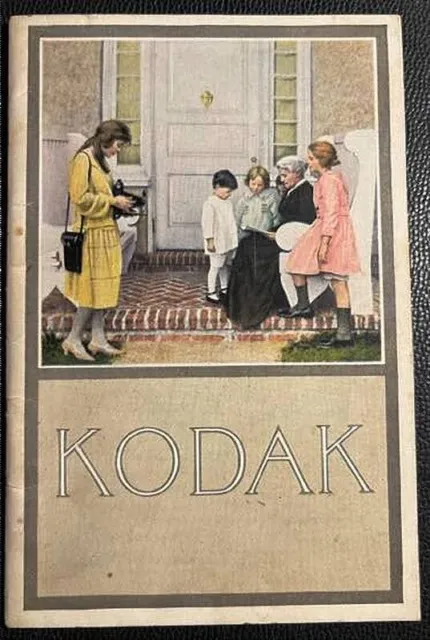 Early Kodak Advertising Camera Booklet - 1922