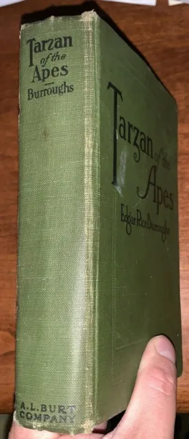 TARZAN OF THE APES, by EDGAR RICE BURROUGHS, 1916, 2nd Ed, A L BURT, CLASSIC 3