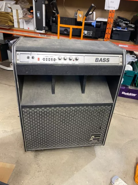 Vintage Carlsbro Sound Equipment Bass Guitar Amplifier - READ - AG045Z