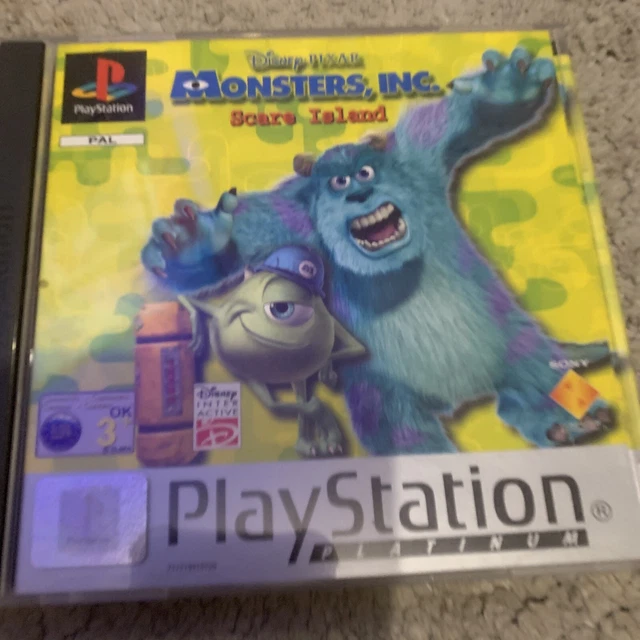 MONSTERS INC SCARE Island Disney PS1 platinum Sony Playstation Gc £5.25 PicClick UK
