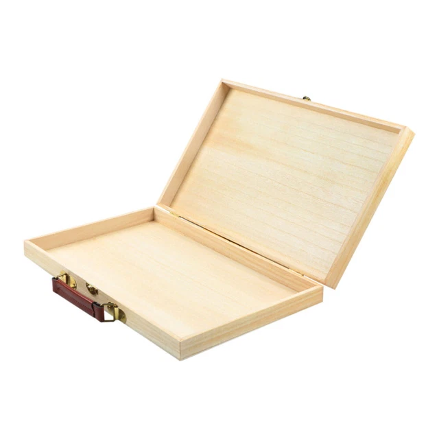 Boîte De Rangement En Bois Boîte De Peinture Boîte De Rangement Portative Valise