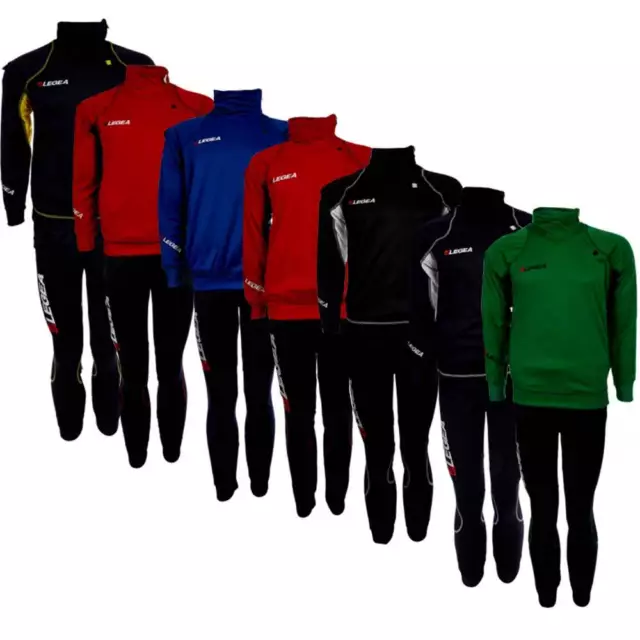 Tuta Legea Storm Training T049 - Poliestere Sport Allenamento Zip Laterale