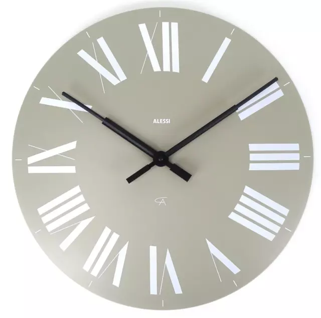 Orologio da parete Alessi ""Firenze"". Design Achille/Pier Giacomo Castiglioni 1965 nuovo imballo originale