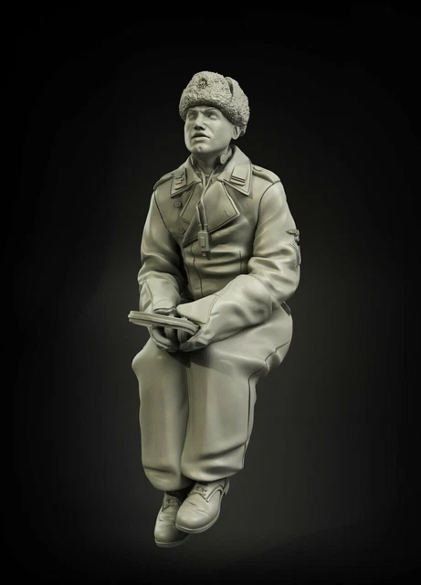 Figurines Soldats Résine 1:35 Officier Tsahal Non Assemblées - Kit Maquette, âge 14+