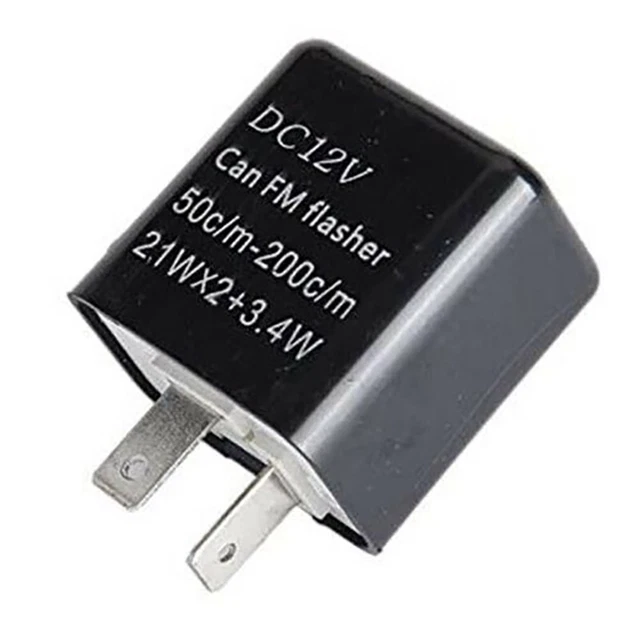 Relè Lampeggiante LED 12V Relè Lampeggiante Elettronico Indicatore Di Direzione Regolabile A Rele 12v