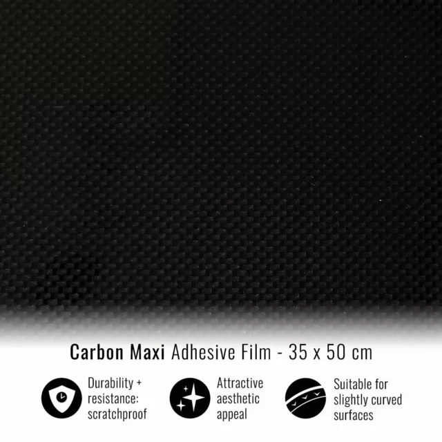 Klebefolie für Car Wrapping Kohlenstoff Maxi 35 X 50 CM