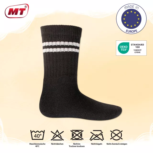 Kinder Sport- u. Freizeitsocken (5 oder 10 Paar) Tennissocken für Mädchen&Jungen 3