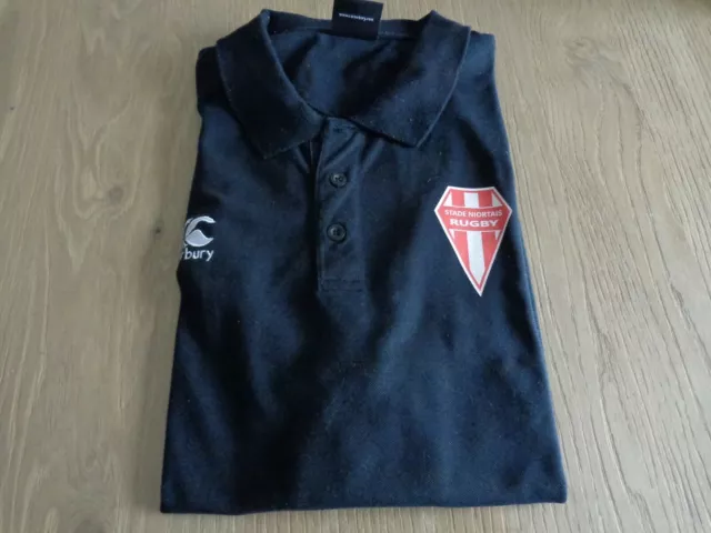 Stade Niortais Rugby - Polo - Noir - Officiel - Xl - Canterbury Niort Rugby Club