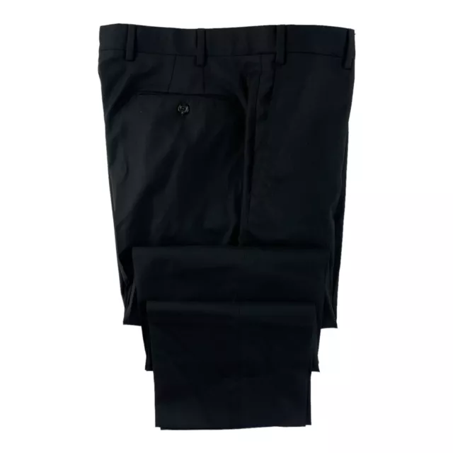 ZANELLA PLATINUM BLACK Loro Piana Tasmanian Super 150s Wool Trouser ...