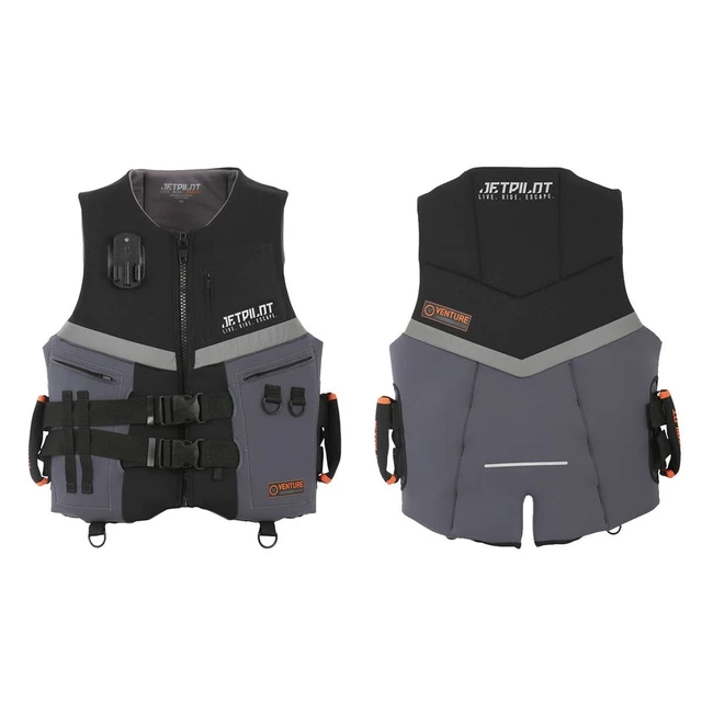 Gilet jet ski H Noir/Gris Jetpilot Venture Neo Vest 50N Super Grip