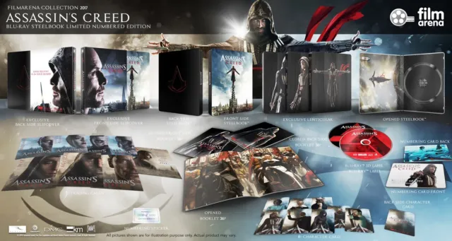 Assassin’s Creed - Filmarena Fullslip - Steelbook 2D/3D Bluray - Fac