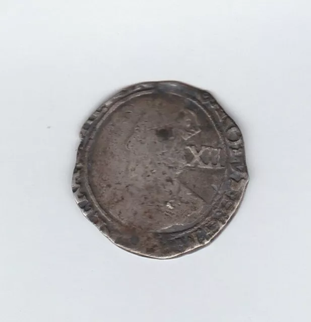 Charles I 1625 To 1649 Silver Shilling Coin In A Used To Fair Condition