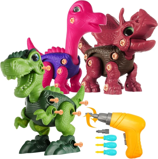 Dinosaur Toys Kids Toy for 8,7,6,5,4 Year Old, Take Apart Dinosaur Toys Stem Edu