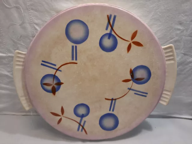Keramik Platte Tortenplatte  Art Deco  Max Roesler Rodach