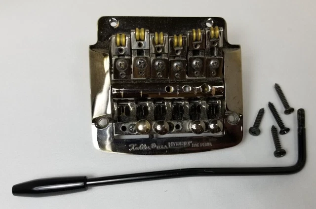 Kahler Hybrid Black Chrome Tremolo System - Preowned