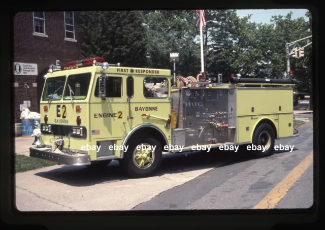 Bayonne NJ E2 1986 Seagrave Invader pumper Fire Apparatus Slide