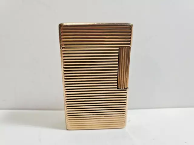 ST Dupont Lighter Line 1 Large- Paris, France- Gold-Plated 20 microns 5768/37