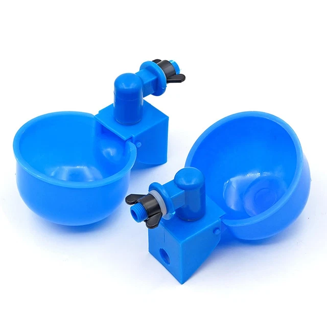20PCS Automatic Water Cups Poultry Drinker Waterer Chicken Duck Quail Drinking 3