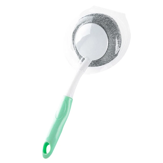 Maniglia pulitrice pentole pennello a sfera in acciaio per pentole e piatti