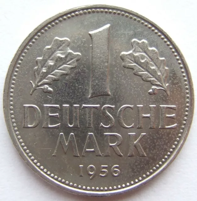Moneta Rfg 1 Tedesco Marchi 1956 J IN Extremely fine/Brillant uncirculated