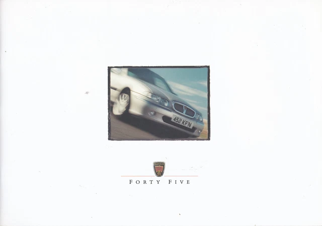 Rover 45 Prospekt 2000 1/00 D brochure catalogue catalogus catalog Katalog