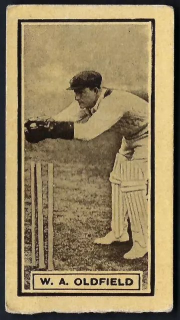 Thomson - The World's Best Cricketers (Mauve) - #7 W A Oldfield, New South Wales