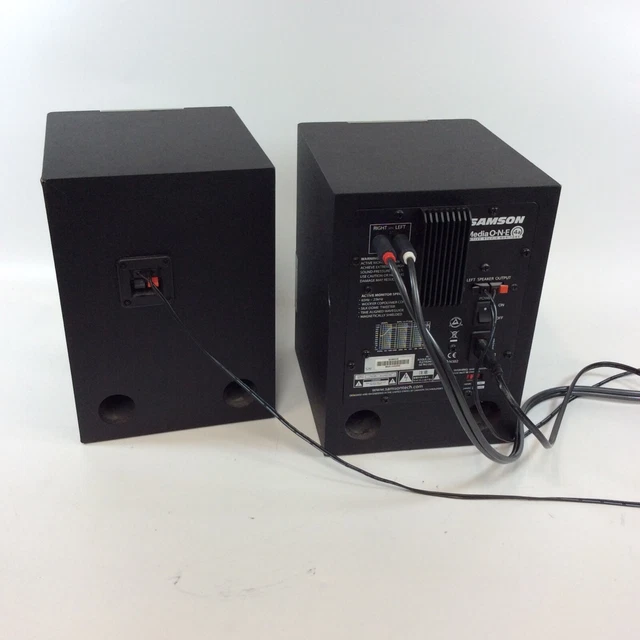 SAMSON MEDIA ONE 4A Speakers Left and Right(Tested) £99.00 - PicClick UK