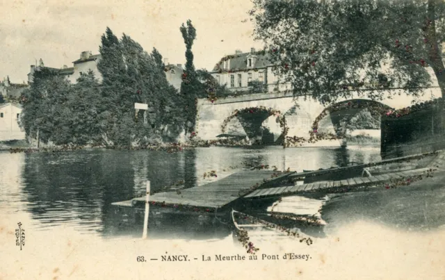 *13871 cpa Nancy - La Meurthe au Pont D'Essey