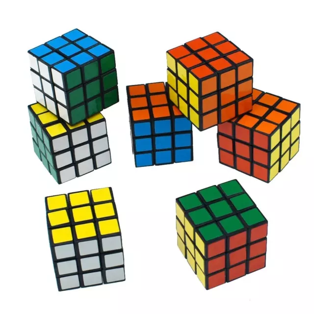 lot de 6 Mini magic puzzle cube - jouets éducatifs- anti stress- jouets enfants 