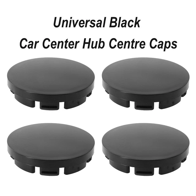 Aggiorna il tuo veicolo con tappo centrale ruota nero universale 56 mm set di 4