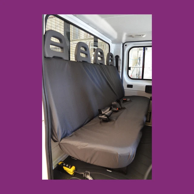 Citroen Relay Front Seat Covers - Waterproof, Tailored Fit For 2006-2022 Models (Black)