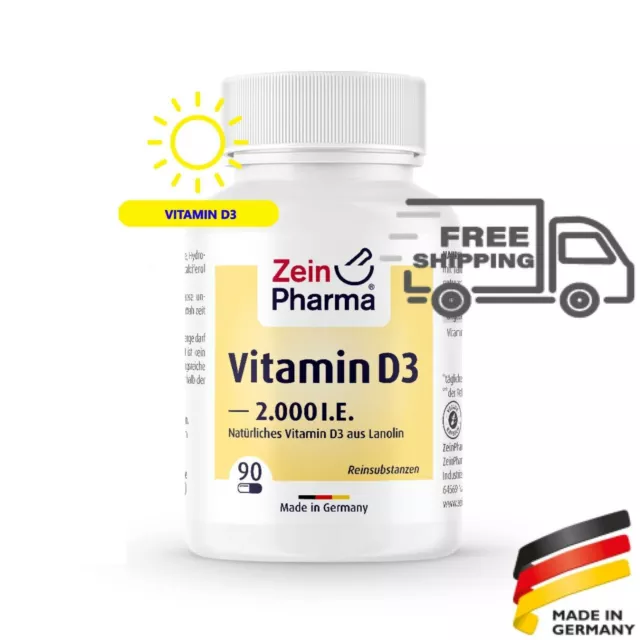 VITAMINE D3 2000 UI (90 gélules) 50 μg 1 gélule Quotidienne ZEINPHARMA