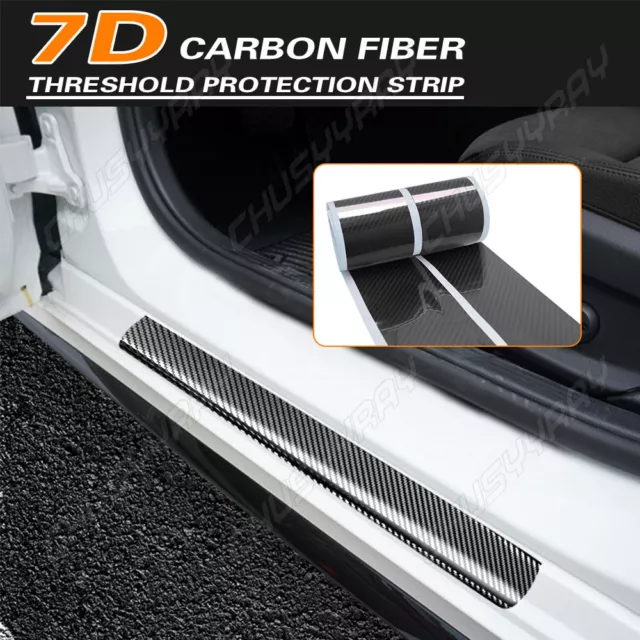 Fits VW GOLF MK5 6 7 Door Sill Scuff Protector Anti-kick Scratch